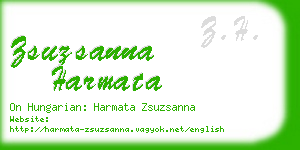 zsuzsanna harmata business card